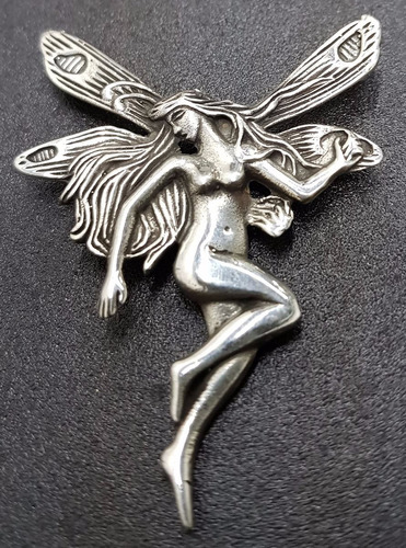 Dije Hada En Plata 6 X 4,5 Cm 10 Gr Art 442