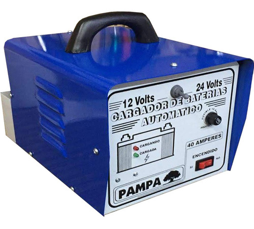 Cargador Automático Auto Pampa Tensión 12v - 24v - 40 Amp Garantía 5 Años