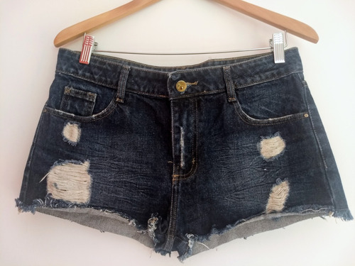 Short Mujer Jean Muaa Tiro Medio Médium