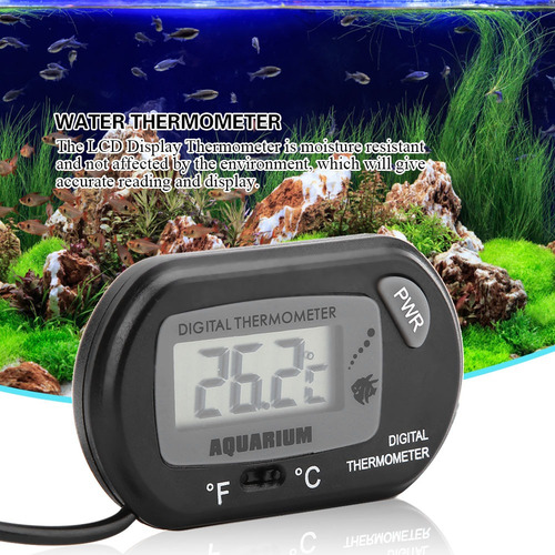 Termómetro Lcd Digital Para Pecera Y Acuario
