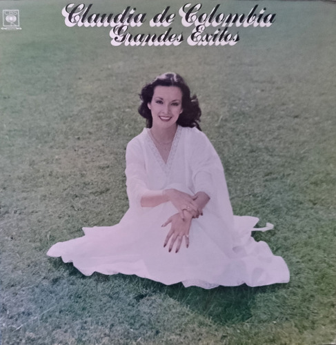 Disco Lp - Claudia De Colombia / Grandes Exitos. Comp (1981)