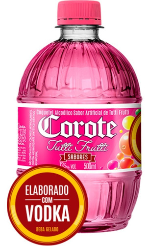 Corote Sabor Tutti-frutti Coquetel De Vodka 500ml