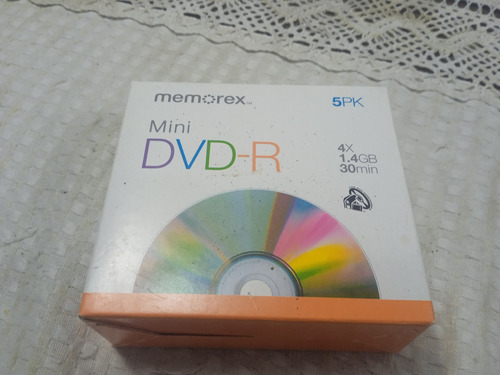 Mini Dvd-r Memorex 5pk