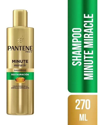 Pantene Minute Miracle Restauracion 270ml Shampoo 