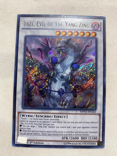 Yazi, Evil Of The Yang Zing Secret Lata Yugioh