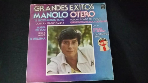 Grandes Exitos De Manolo Otero Lp Vinilo Balada