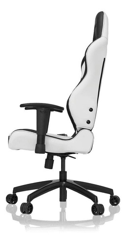 Imagen 3 de 3 de Silla de escritorio Vertagear SL2000 VG-SL2000 gamer ergonómica blanca y negra con tapizado de cuero sintético