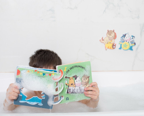 Libro Instrumentos De Goma Eva Para El Agua Baño Djur