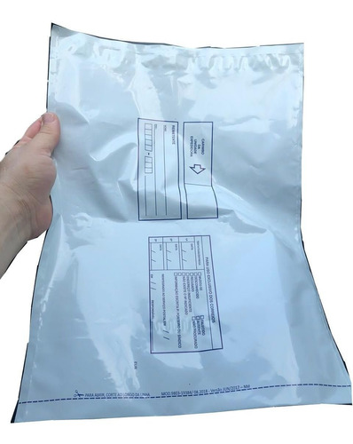 Imagem 1 de 7 de Envelope Plástico Segurança 32x40 100un Lacre Sedex Correios