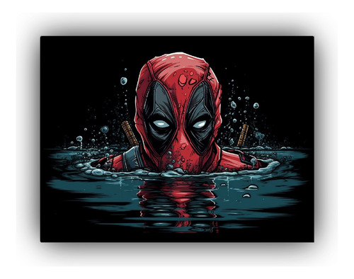 Poster Alta Calidad Deadpool Colores Vibrantes 50x40cm