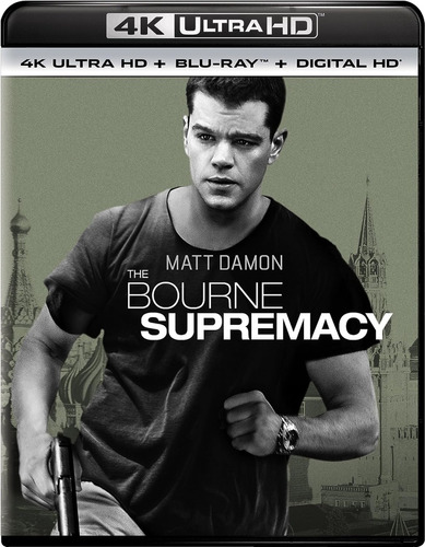 Blu Ray 4k Ultra Hd A Supremacia Bourne - Dub/leg. Lacrado