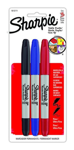 Plumon Sharpie Twin Tip X 3 1a 1n 1r