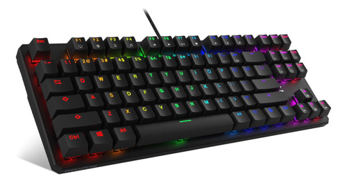 Teclado Mecanico Con Cable, Iluminado Tecware/ Outemu Blue