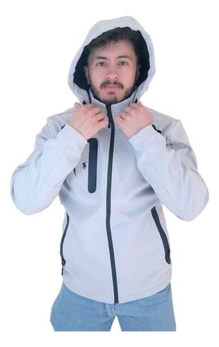 Campera Capucha Desmontable Bolsillo Interno Polo Club