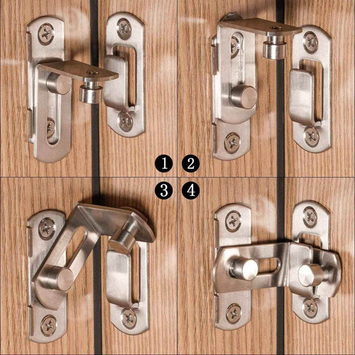 Compatible Pestillo De Puerta En Ángulo Recto De 90 Grados,