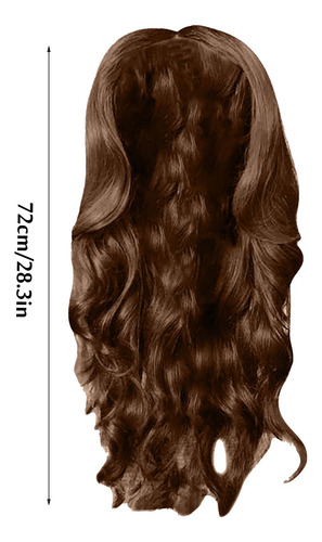 Peluca Pequeña Y Rizada Para Mujer, Con Rizos Ondulados, Pue