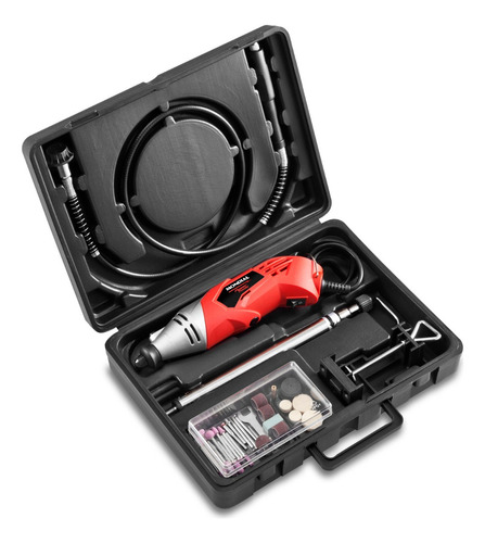 Micro Retífica Power Tools Fmr-01 Vermelha Mondial
