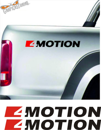 Imagen 3 de 3 de 4motion Amarok - Ambos Laterales Dos Calcos - Graficastuning