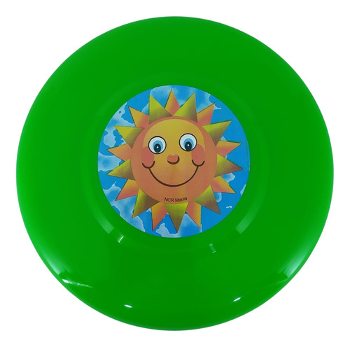 Kit 2 Discos Plástico Frisbee Lançar Voador Praia Campo 21cm