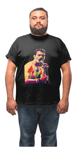 Polera Extra Grande Freddie Mercury Microfono H