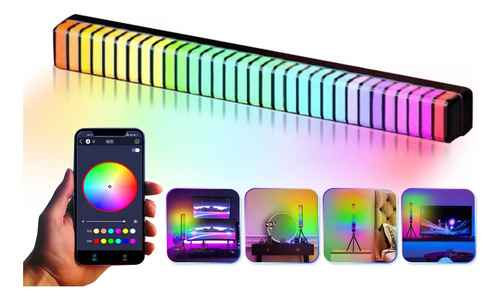 Kit 2 Barra Led Inteligente Wifi Rgb Pc/tv Alexa Google Game