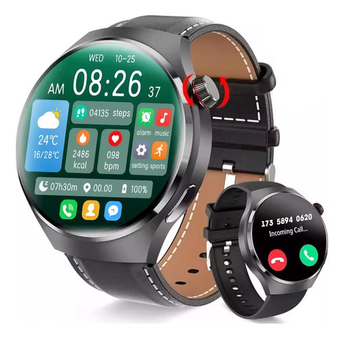 Relojes Inteligente Hombre Amoled Hd Llamadas Gps Smartwatch