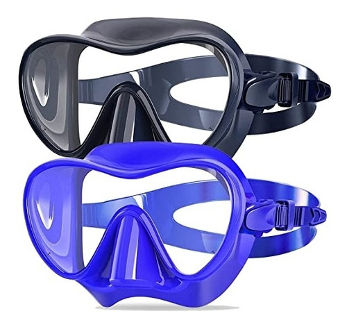 Snorkel Y Caretas Paquete De 2 Máscaras De Buceo