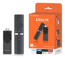Comprar Convertidor Smart Tv Stick Android Fire 4k Utocin Voz Tv Box Negro De Voz