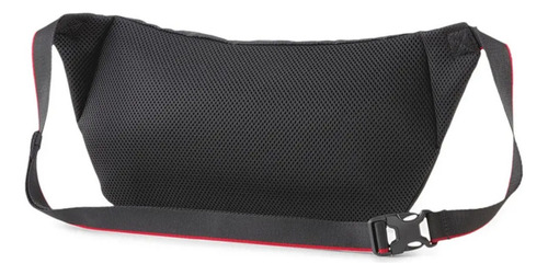 Riñonera Puma Ferrari Reforzada Calidad Premium Color Negro Diseño De La Tela Lisa