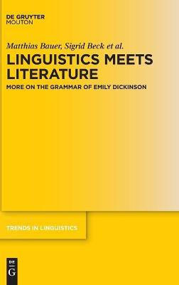 Libro Linguistics Meets Literature : More On The Grammar ...