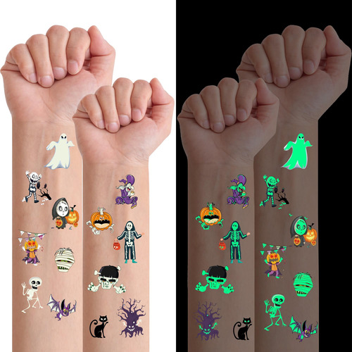 Tatuajes Temporales De Cicatriz De Halloween Para Ninos, Hal