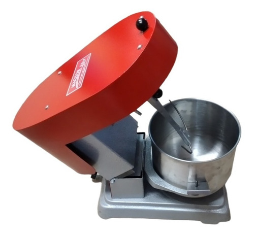 Batidora de pie Migliorini 10 LTS gris y roja 220 V
