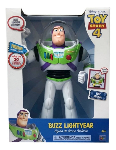 Imagen 2 de 10 de Toy Story Buzz Lightyear Habla Original Pce 64069 Bigshop