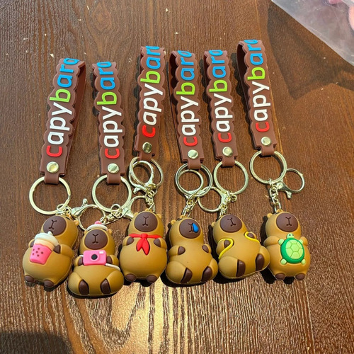 S Llavero Capibara Mayoreo Kawaii 12pz Moda Amistad