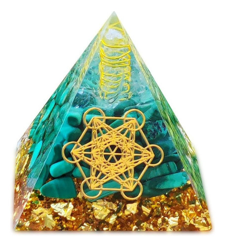 Chakra De Reiki De Cristal Natural Con Forma De Pirámide De