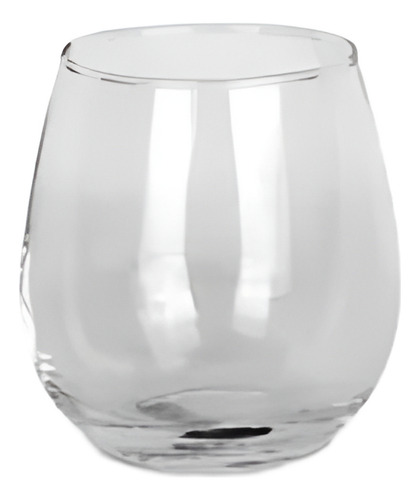 Jogo De 6 Unidades Copo Vidro Redondo 450ml Cristal Gl7503 Cor Transparente