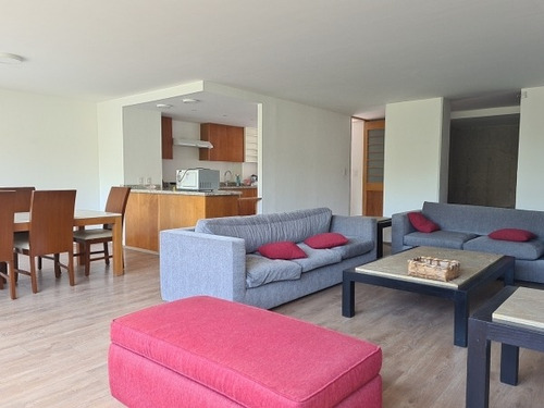 Imagen 1 de 16 de Departamento En Renta Amueblado Con Balcon En Campos Eliseos
