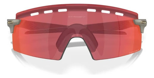 Gafas de sol Oakley, encoder Strikevented, Oo9235 08 39, color de montura: gris, color varilla, ónix mate, color de lente, linterna Trail, visera, diseño de lente única
