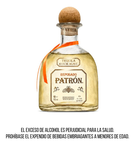 Tequila Patron Reposado 750ml - mL a $446
