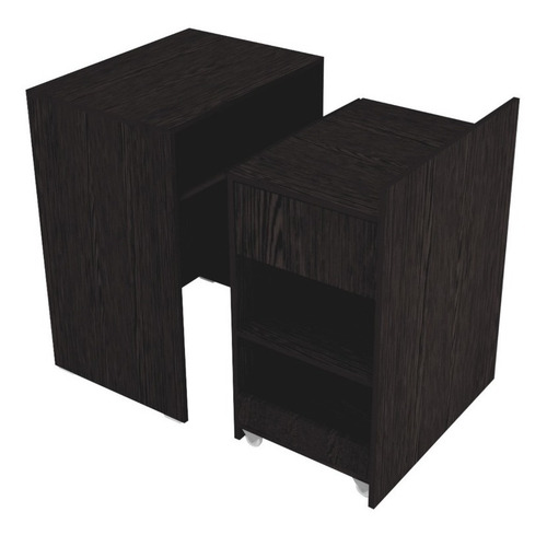 Imagen 3 de 4 de Escritorio Con Cajones Mesa Plegable Multiuso 5004