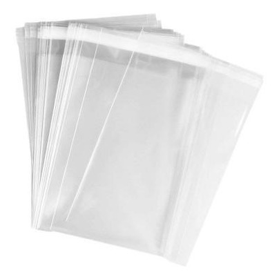 Imagen 2 de 2 de Bolsas De Celofán 14 X 16 Cm Cierre Adhesivo, 1000 Unidades