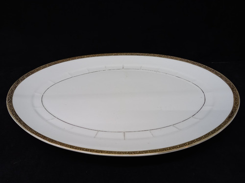 Manyantiques - Antigua Fuente Porcelana Checa Oval Puls 