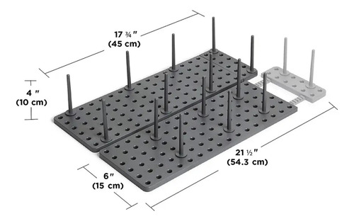 Set De 2 Estante Ajustable De Drenaje Cocina Tipo De Cajón