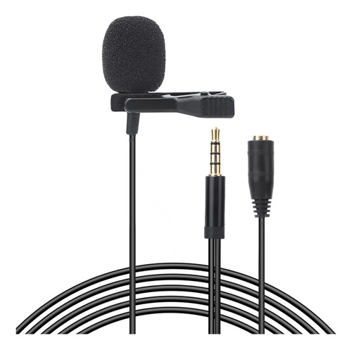 ` Microfone De Lapela De 1,5 M, Clipe De Lapela Duplo,