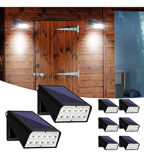 Luz Solar Exterior Reflectora 2 Modos, Ip65, 8-pack