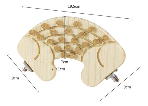 Soporte De Madera Para Percha Para 19,5 Cm X 9 Cm X 1 Cm