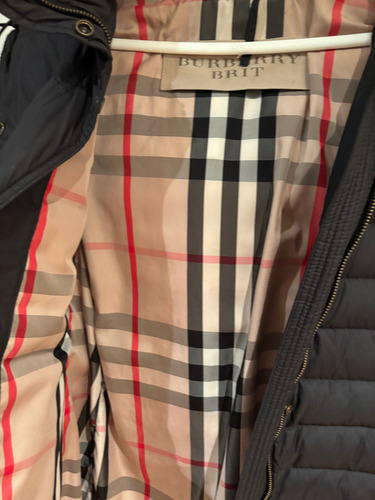 Burberry Camparon Con Cinto Mujer Campera (Usado)