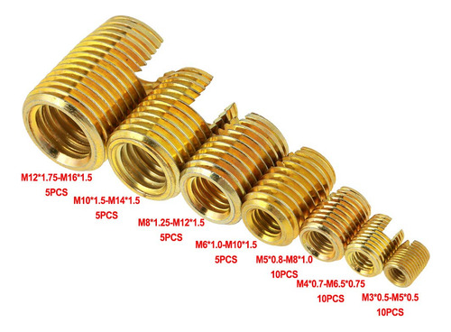 Inserto Rosca Autorroscante 50 Pieza Autoperforante Tono