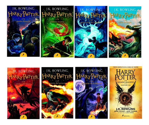 Saga Harry Potter Por 8 Tomos