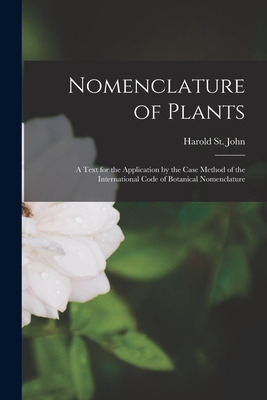 Libro Nomenclature Of Plants; A Text For The Application ...